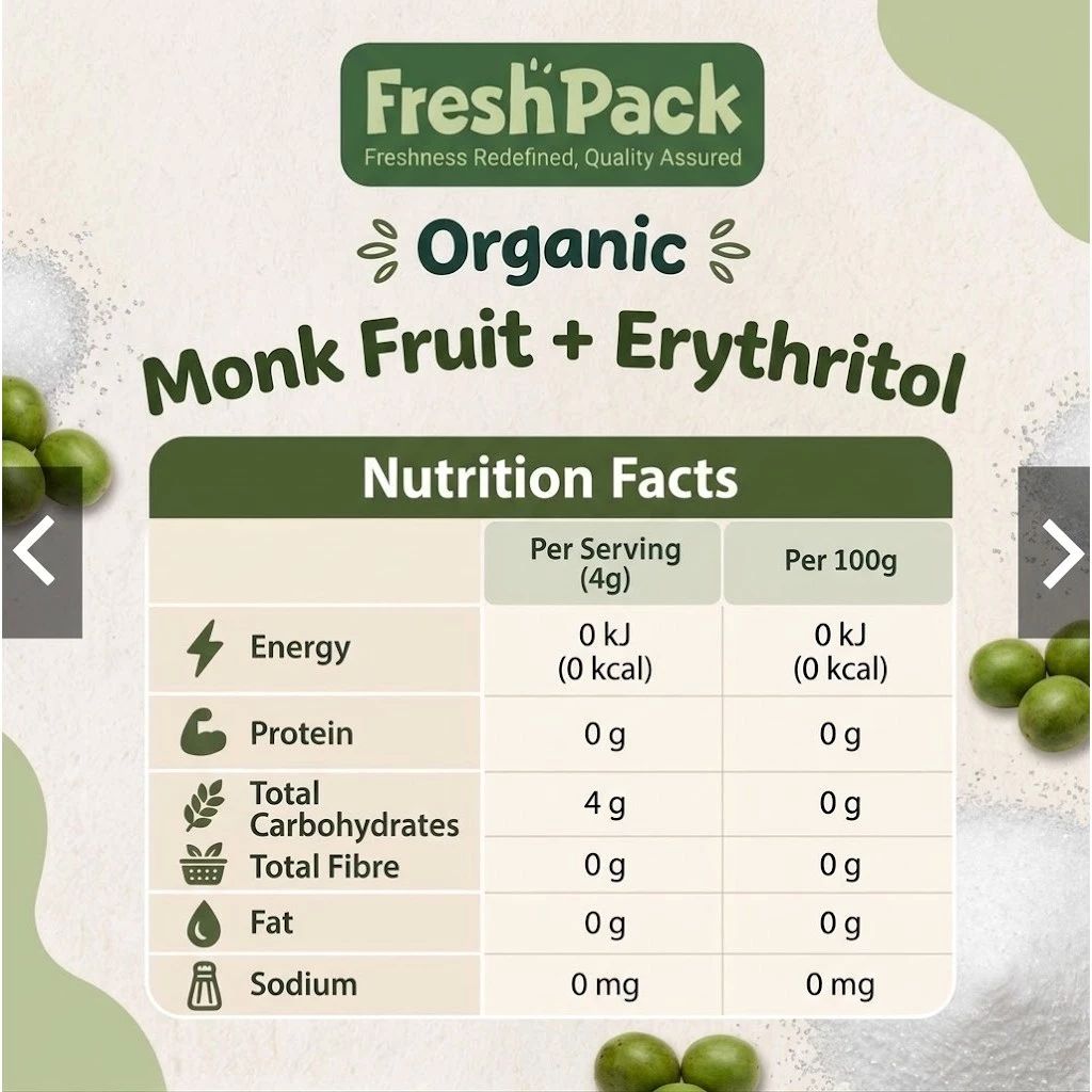 Organic Monk Fruit Sweetener