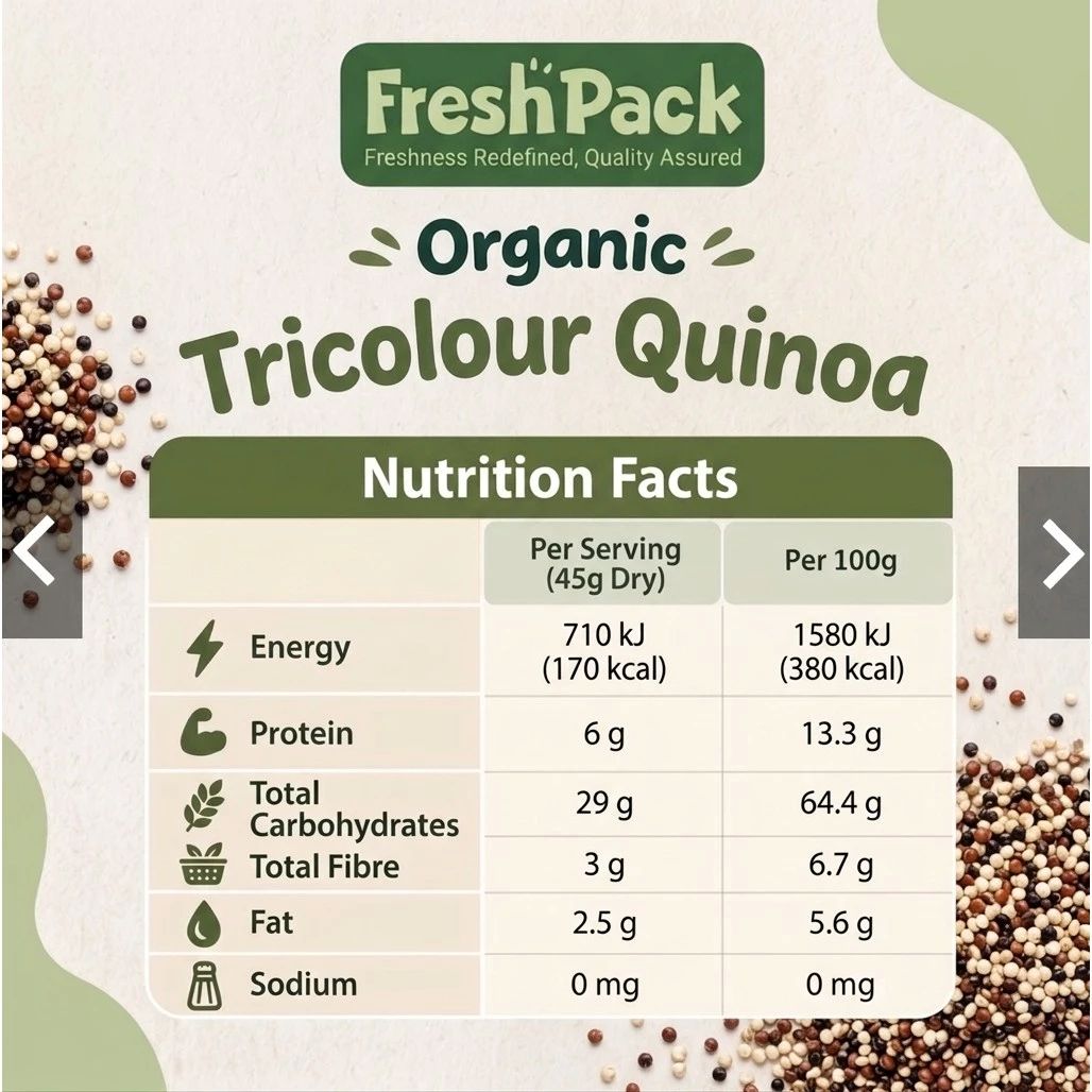 Organic Tricolour Quinoa