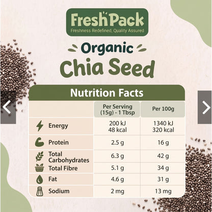 Organic Chia Seed 250gm