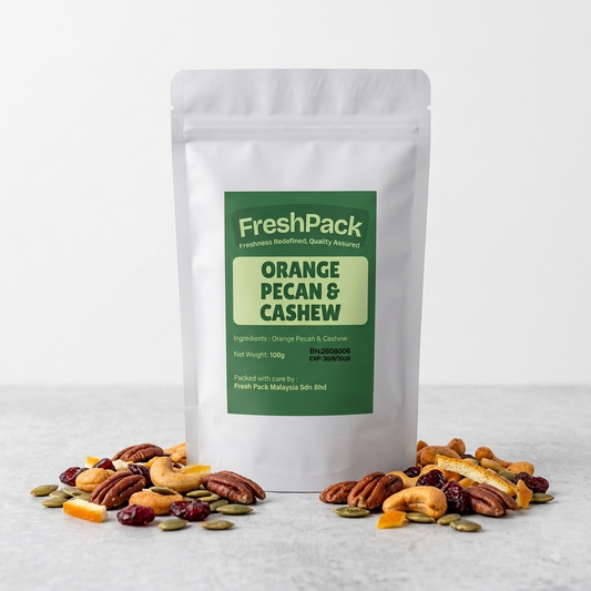 Orange Pecan & Cashew Nuts